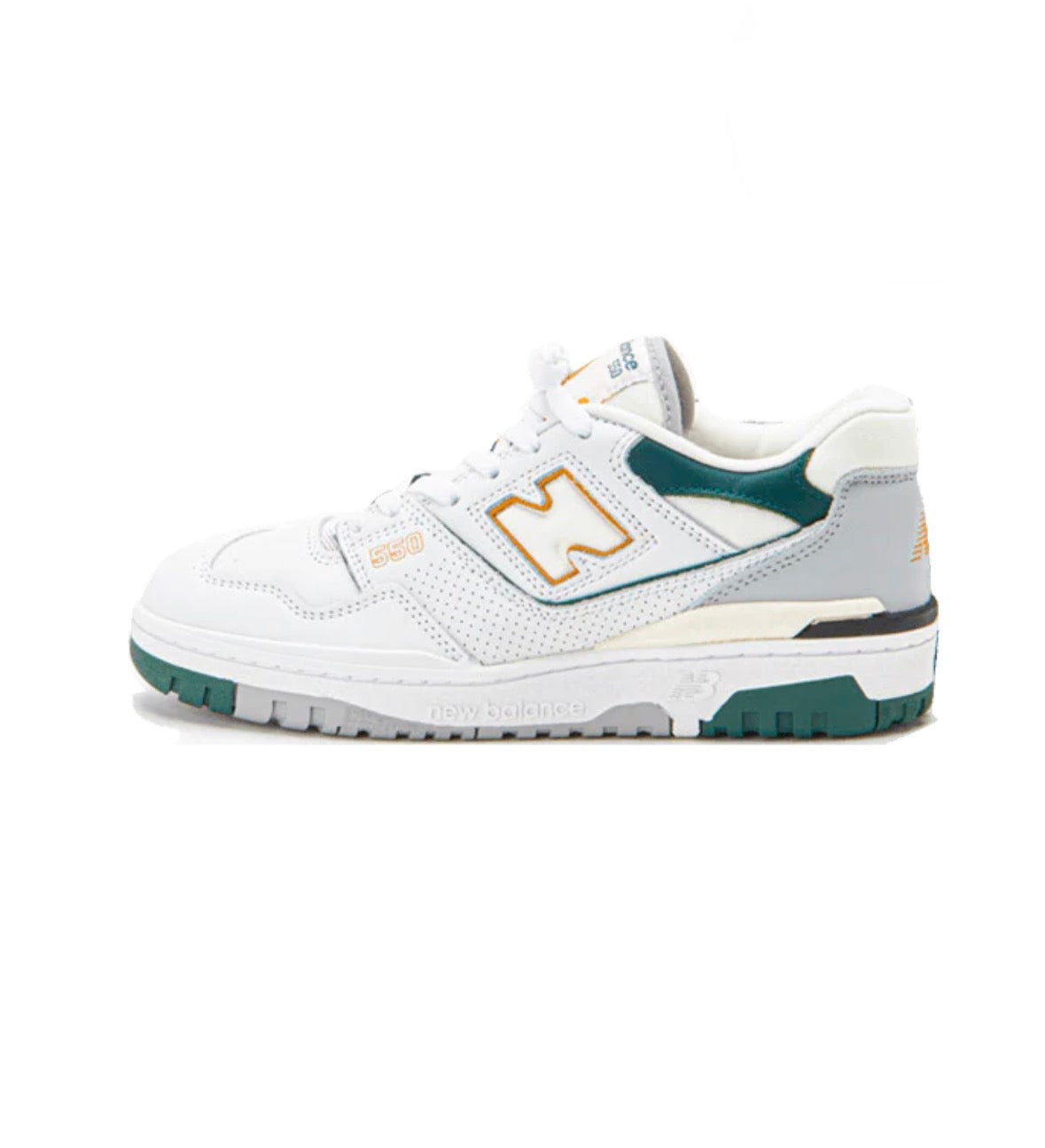 New Balance 550 White Nightwatch Green