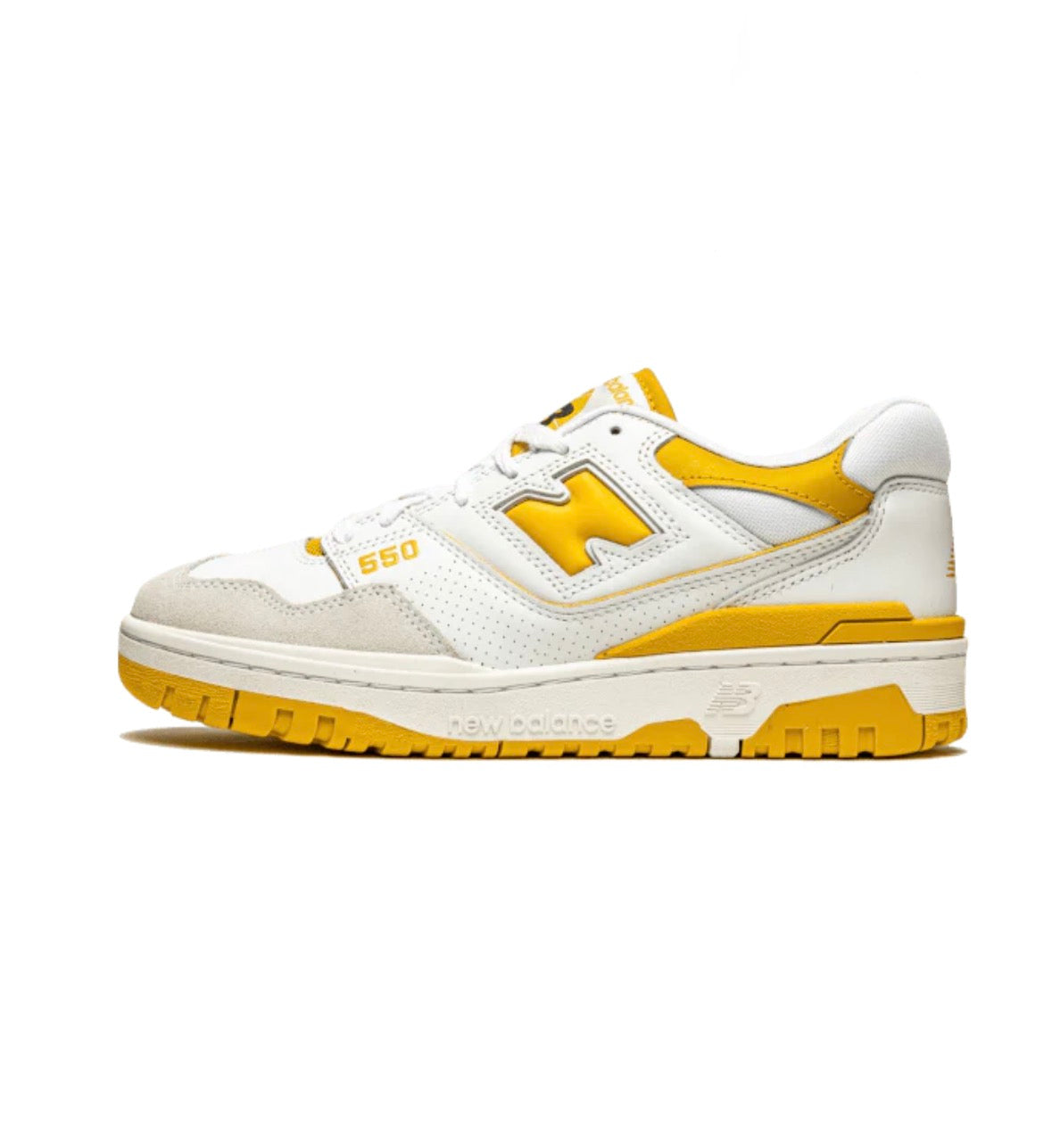 New Balance 550 Sea Salt Varsity Gold